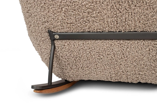 Pluszowy fotel bujany PLUSH TEDDY KH0101009574 ciemny beżowy