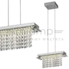 Zwisowa lampa MODENA LED MD1119-12 LED 12W 4000K glamour crystal chrom