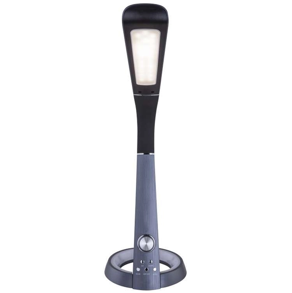 Stojąca LAMPKA biurkowa MITTI 58376B Globo elastyczna LAMPA regulowana LED 8W 3000K - 6300K z portem USB czarna