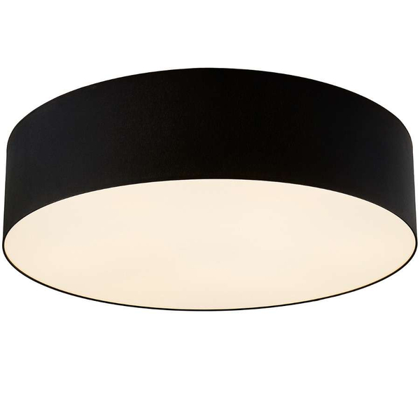 Plafon LAMPA sufitowa SPACE XL 30662902 Kaspa abażurowa OPRAWA ścienna KINKIET okrągły czarny