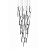 Ściemnialna lampa wisząca FLOW AZ6819 LED 324W 3000K czarna