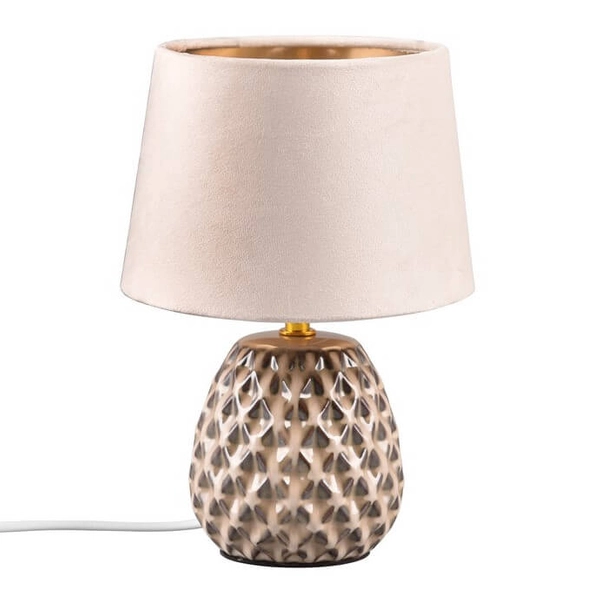 Lampka biurkowa Ariana R51531044 RL Light abażur do gabinetu beżowa