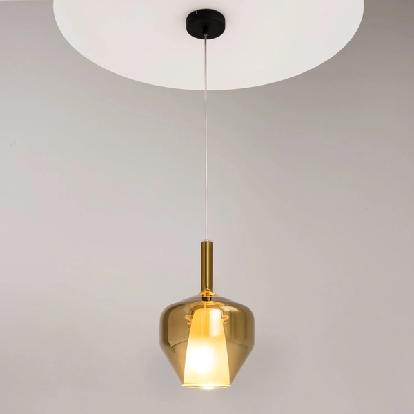 Zwisająca lampa salonowa Duality MOD271PL-01B4 Maytoni czarny złoty