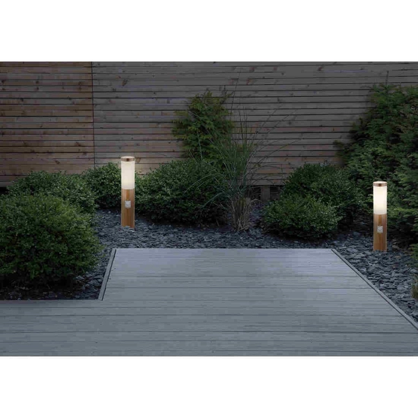 Słupek LAMPA ogrodowa BOSTON 3158SW Globo stojąca outdoor IP44 brązowa