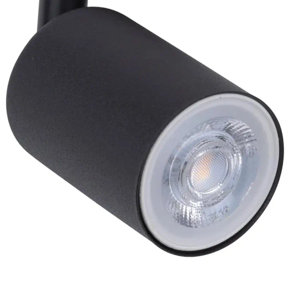 Metalowy reflektor 3-fazowy 9010 Zumaline do szyn czarny