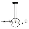 Lampa wisząca do salonu Alure Line Twin MSE010100346 Moosee LED 16W 3000K czarna
