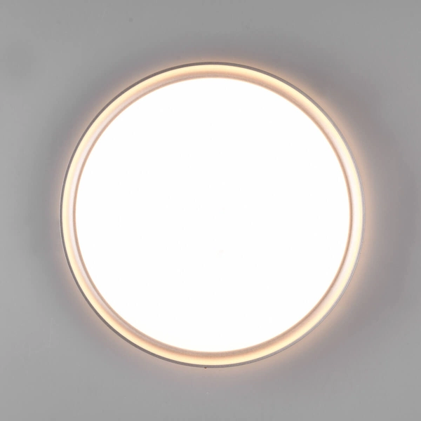 Plafon CLARIMO 659011887 LED 18W 3000K IP44 łazienkowy srebrny biały