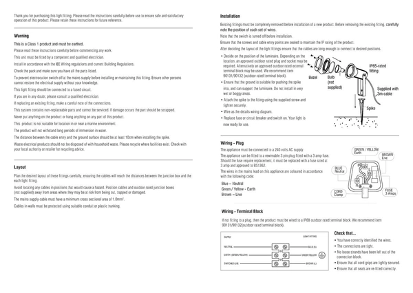 Reflektor gruntowy Opaz MV POLGU10 Saxby ściemniacz IP44 czarna