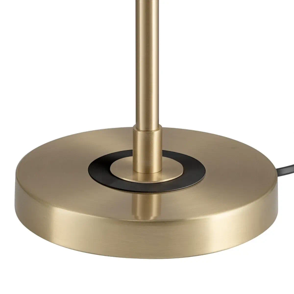 Lampa stołowa Artdeco MT8872 black Step włącznik na sznurku czarna złota