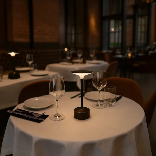 Komercyjna lampa stołowa Tavolo ML2269 LED 2,5W CCT USB-C czarny