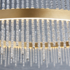 Żyrandol pierścień L&-181908 Light& do salonu glamour złoty