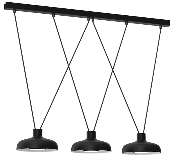 Salonowa lampa Linea MLP8820 wisząca do kuchni czarna