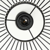 Zawieszana lampa Petti ABR-PETTI-70 Abruzzo falowana druciana czarna