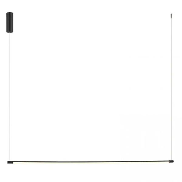 Liniowa lampa wisząca 20119 LED 19W 3000K belka czarna