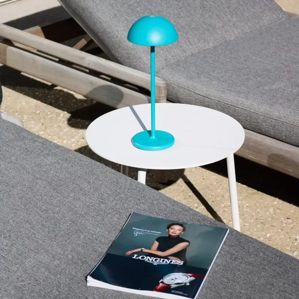 Lampa stołowa JOY 15500/02/37 Lucide LED 1,5W 3000K IP54 na dotyk niebieska