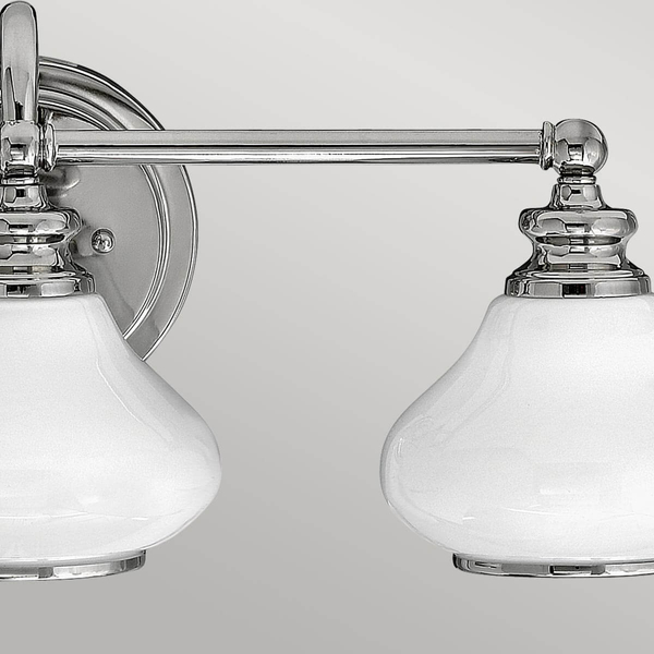 Potrójna lampa ścienna Ainsley HK-AINSLEY3-BATH Hinkley metalowa chrom