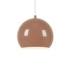 Wisząca lampa nad wyspę Pop 108990 lakierowana kula brązowy