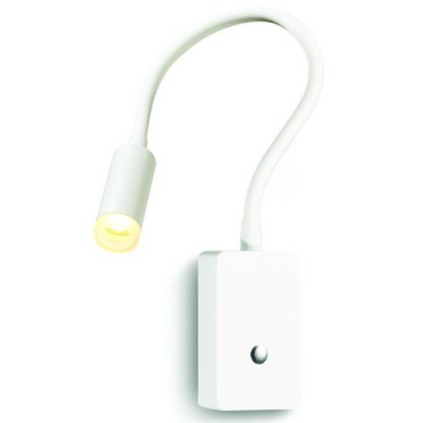 Kinkiet z włącznikiem Sulta 6232A1102 Elkim LED 3W 3000K regulacja biały