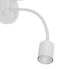 Lampa ścienna do czytania Maja 2535 TK Lighting abażur tkanina biała