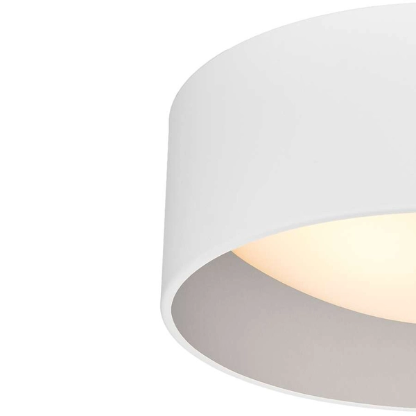 Plafon LAMPA sufitowa VERO 30442202 Kaspa okrągła OPRAWA metalowa biała