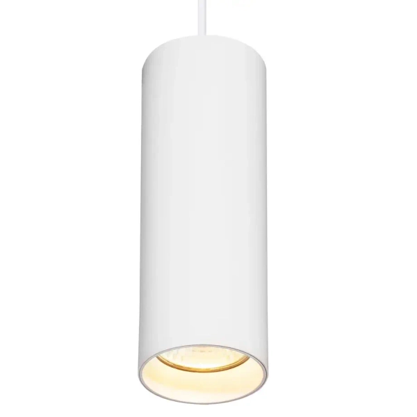 Industrialna lampa wisząca 1-fazowa szynowa Pipe Track ML2125 biały