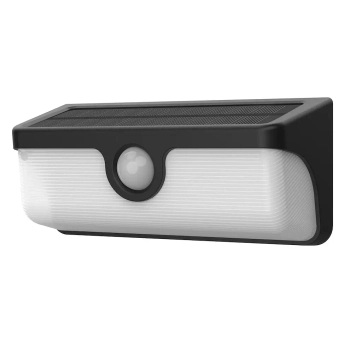 Solarna ścienna lampa Link EKO2359 LED 5W 4000K IP65 czarny