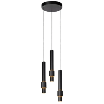 Wisząca lampa tubki MARGARY 24402/15/30 Lucide LED 12,9W 2700K czarny