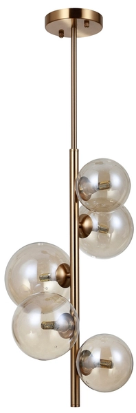 Pokojowa lampa wisząca Canello PND-406007-V5-HBR mosiężna