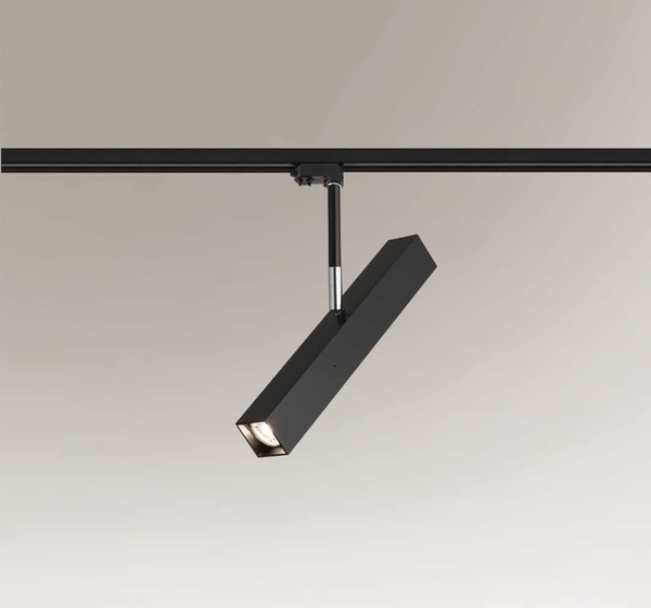 Regulowana LAMPA plafon MITSUMA 7988 Shilo metalowa OPRAWA prostokątna do systemu szynowego czarna