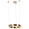 Podwieszana lampa LUXURY P0377D Maxlight LED 25W 3000K ściemniana ring złota
