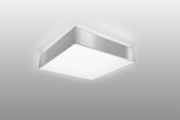 Kinkiet LAMPA ścienna SL.0143 kwadratowa OPRAWA plafon sufitowy szary