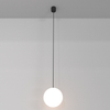 Kulista lampa wisząca Luna P039PL-5W4K-20-B Maytoni LED 5W 4000K biała czarna