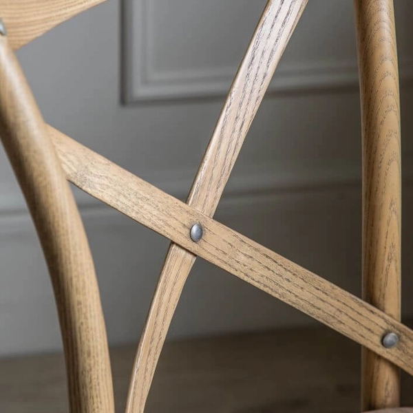 Drewniane krzesło do kuchni 2 sztuki Cafe 5059413872723 drewniane