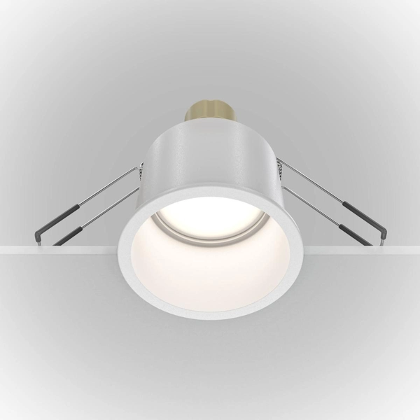 Oprawa podstropowa Reif DL049-01W Maytoni oczko okrągłe na schody białe