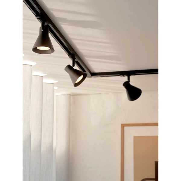 Zestaw 3 lampy + szyna Elik 2510399903 czarny