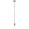 Loftowa lampa wisząca CLASSO DS-M-034 RED COPPER industrialna miedziany