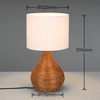 Nocna lampka do sypialni Sprout R51291036 RL Light pleciona drewniana