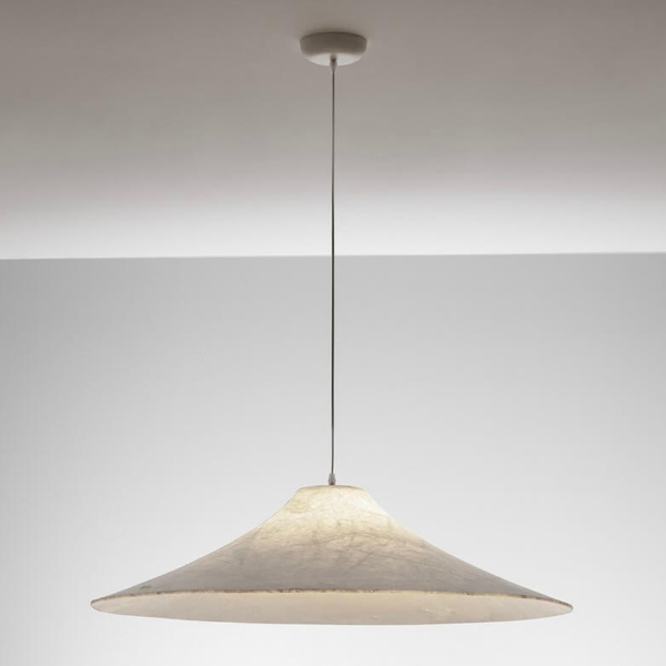 Wisząca lampa do sypialni CHANCAY LE44600 materiałowa biały