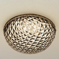 Plafon LAMPA sufitowa JILLIAN 6967 Rabalux okrągła OPRAWA metalowa LED 24W 3000K kopuła glamour barwiona