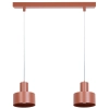 Podwójna wisząca lampa Rif 2 41157 do przedpokoju metalowa ceglana