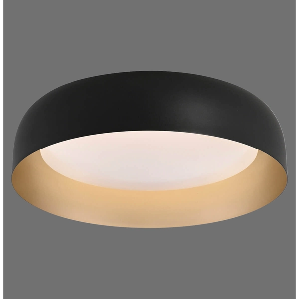 Nasufitowa lampa Osko 14215-18 LED 27,5W 2700-5000K okrągła czarna