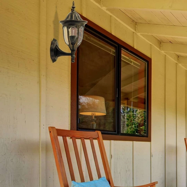 Zewnętrzna LAMPA ogrodowa MILANO 8372 Rabalux elewacyjna OPRAWA ścienna KINKIET retro outdoor złoto antyczne