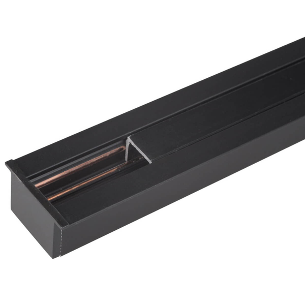 Szyna wpuszczana do systemu magnetycznego 2m MAX NT0012 48V czarna