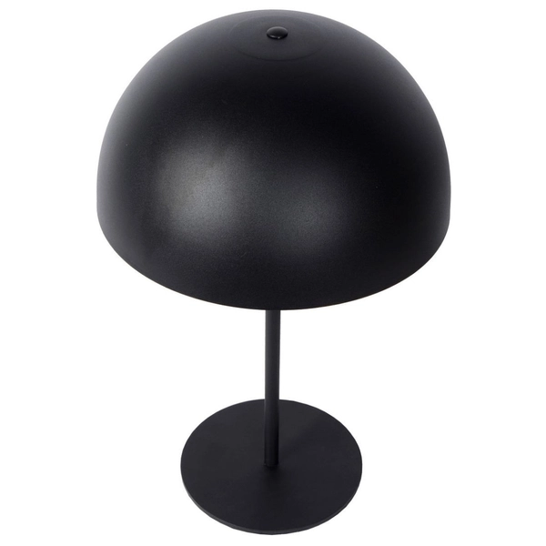 Stojąca LAMPA biurkowa SIEMON 45596/01/30 Lucide stołowa LAMPKA kopuła metalowa czarna