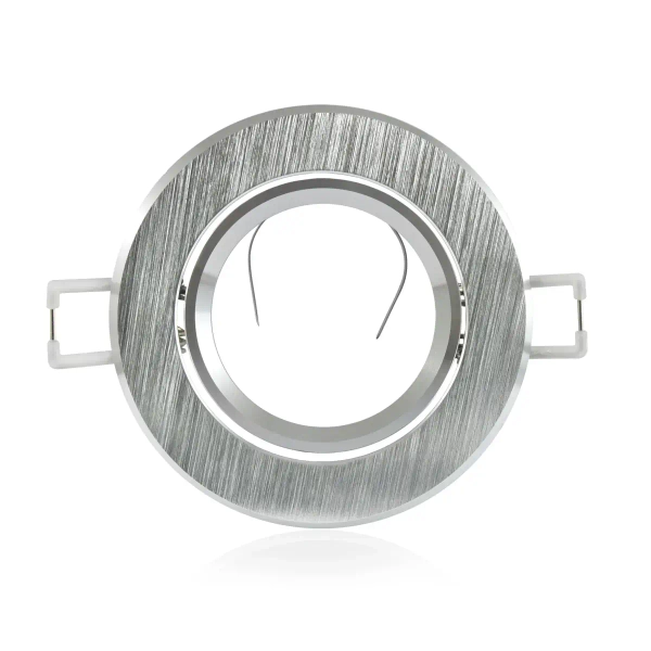 Podtynkowe oczko EAST 301550 regulowane okrągłe srebrne