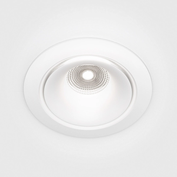 Wpust lampa Yin DL031-L12W4K-D-W LED 12W 4000K oczko jadalniany biała