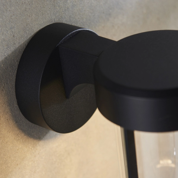 Lampa elewacyjna L&-192860 Light& LED 8W 2700K szklana IP44 czarna