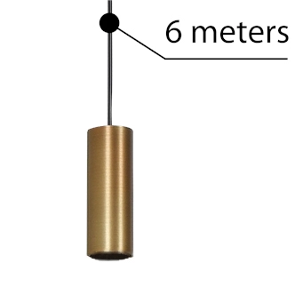 Zawiesie 6m Ziko AZ3458 Azzardo przewód z oprawką tuba mosiądz