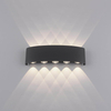 Ścienna lampa ogrodowa Carlo LED 8W 3000K metalowa grafitowa