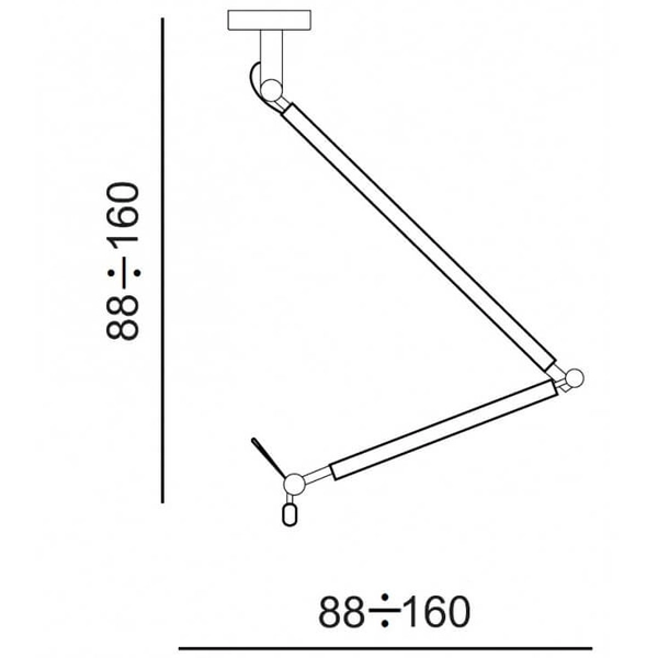 Reflektorowa lampa wisząca Zyta abażurowa czarna szara